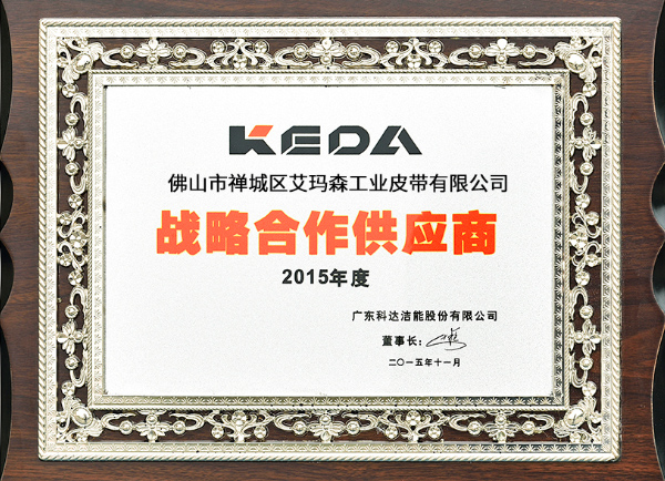 艾瑪森2015年戰略合作供應商